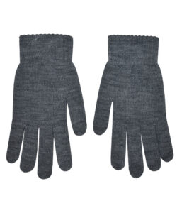 ανδρικά γάντια σε χρώμα γκρι σκούρο