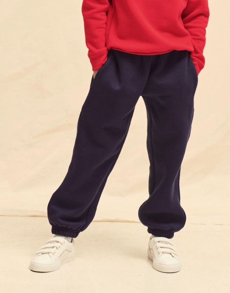 παιδική φόρμα παντελόνι unisex με τσέπες σε χρώμα μπλε σκούρο και λάστιχο στους αστραγάλους