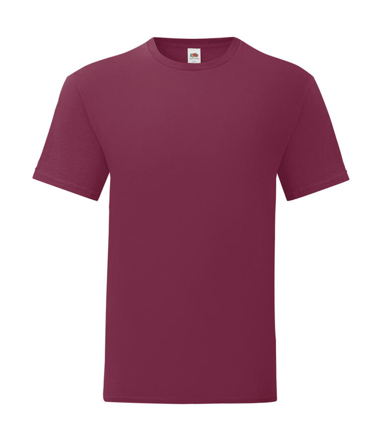 ανδρικό κοντομάνικο μπλουζάκι σε χρώμα μπορντώ