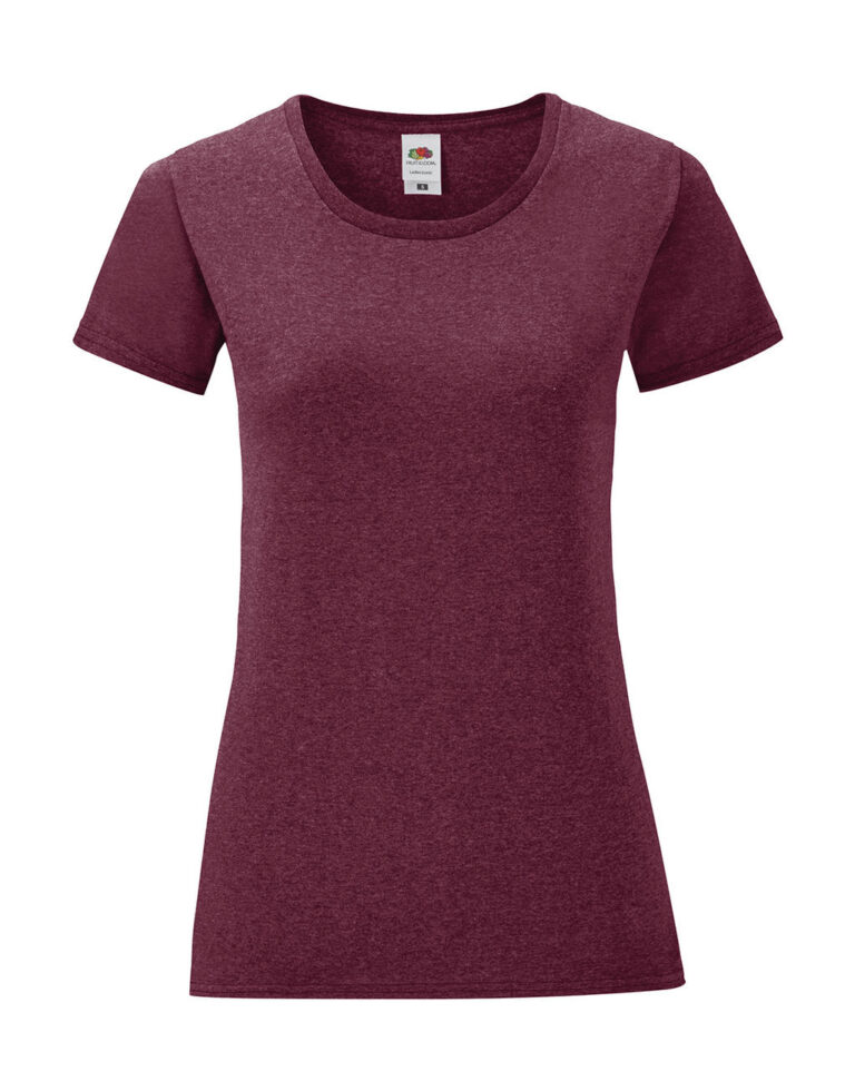 γυναικείο κοντομάνικο μπλουζάκι σε χρώμα μπορντώ με νερά