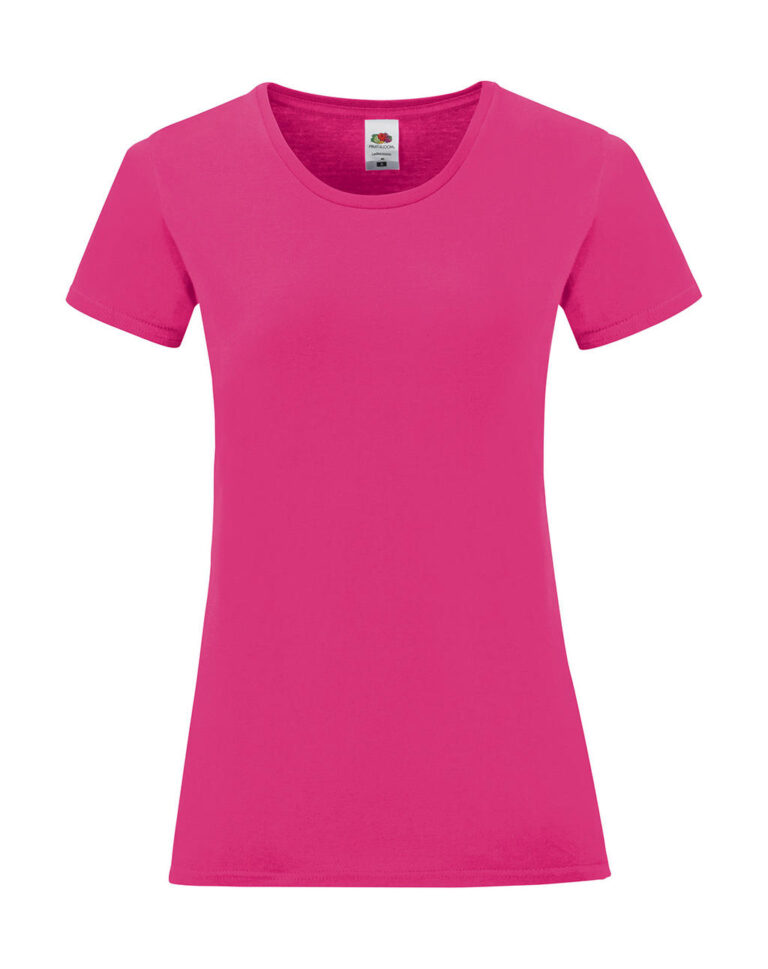 γυναικείο κοντομάνικο μπλουζάκι σε χρώμα φούξια