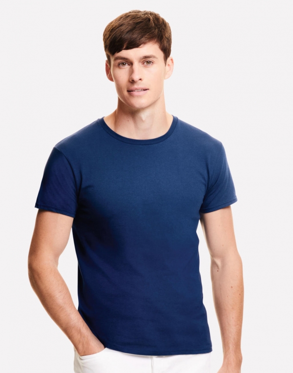 ανδρικό κοντομάνικο μπλουζάκι σε χρώμα μπλε σκούρο