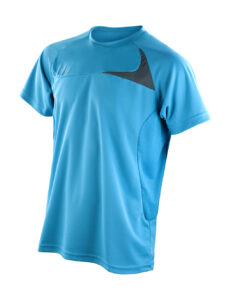 αθλητική κοντομάνικη μπλούζα σε χρώμα ανοιχτό μπλε
