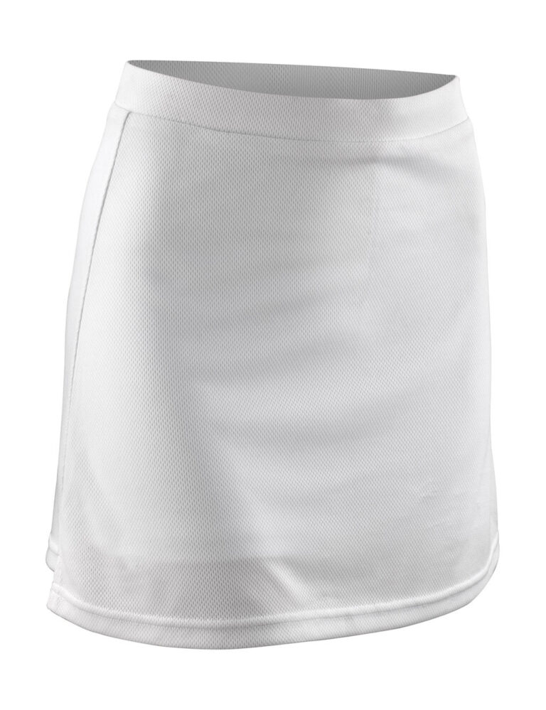 αθλητική φούστα με λάστιχο στην μέση σε χρώμα λευκό