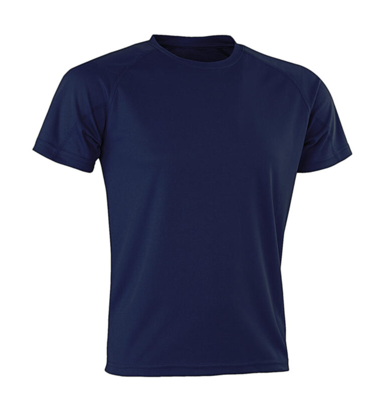 ανδρικό αθλητικό κοντομάνικο μπλουζάκι σε χρώμα σκούρο μπλε