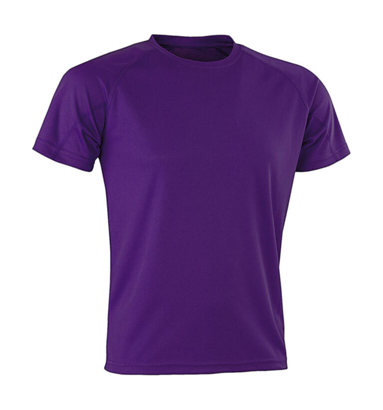 ανδρικό αθλητικό κοντομάνικο μπλουζάκι σε χρώμα μωβ