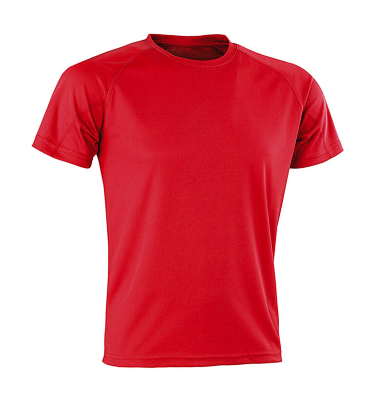 ανδρικό αθλητικό κοντομάνικο μπλουζάκι σε χρώμα κόκκινο