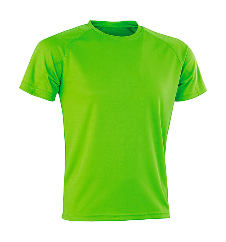 ανδρικό αθλητικό κοντομάνικο μπλουζάκι σε χρώμα λαχανί