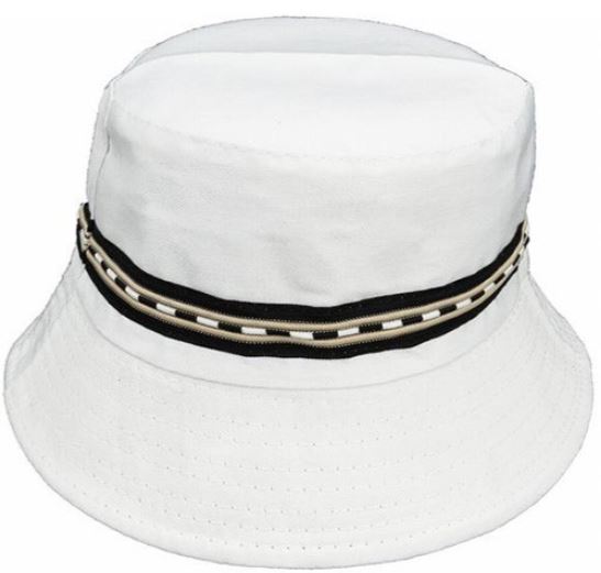 καπέλο κώνος λευκός με μαύρο σχέδιο
