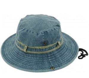 καπέλο κώνος μεγάλος με σχοινί για καλύτερη προσαρμογή σε χρώμα μπλε