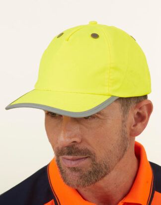 ανακλαστικό καπέλο τζόκει σε χρώμα κίτρινο