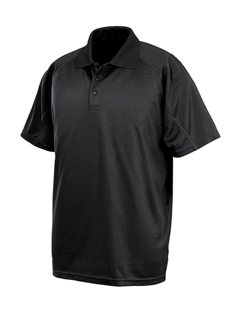 ανδρικό κοντομάνικο πόλο μπλουζάκι σε χρώμα μαύρο