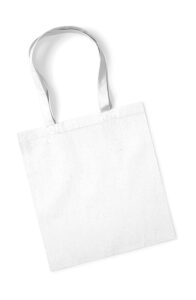 τσάντα ώμου ιδανική για ψώνια σε χρώμα λευκό