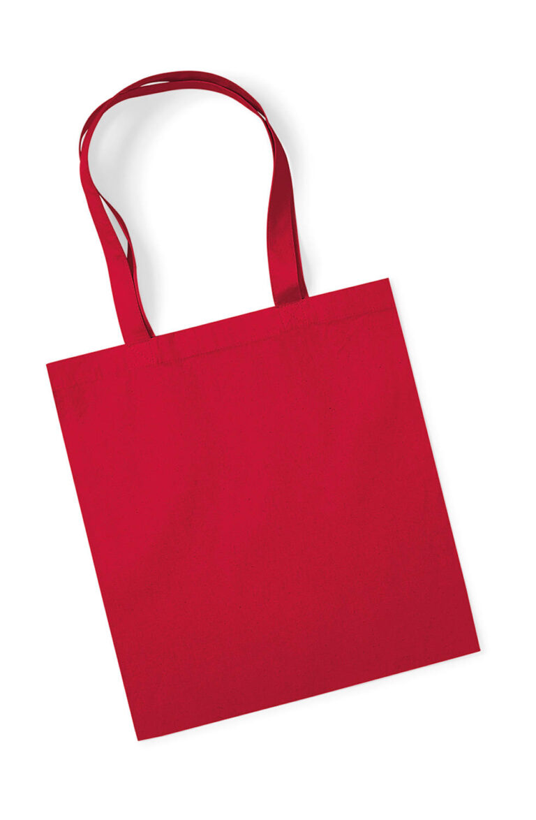 τσάντα ώμου ιδανική για ψώνια σε χρώμα κόκκινο