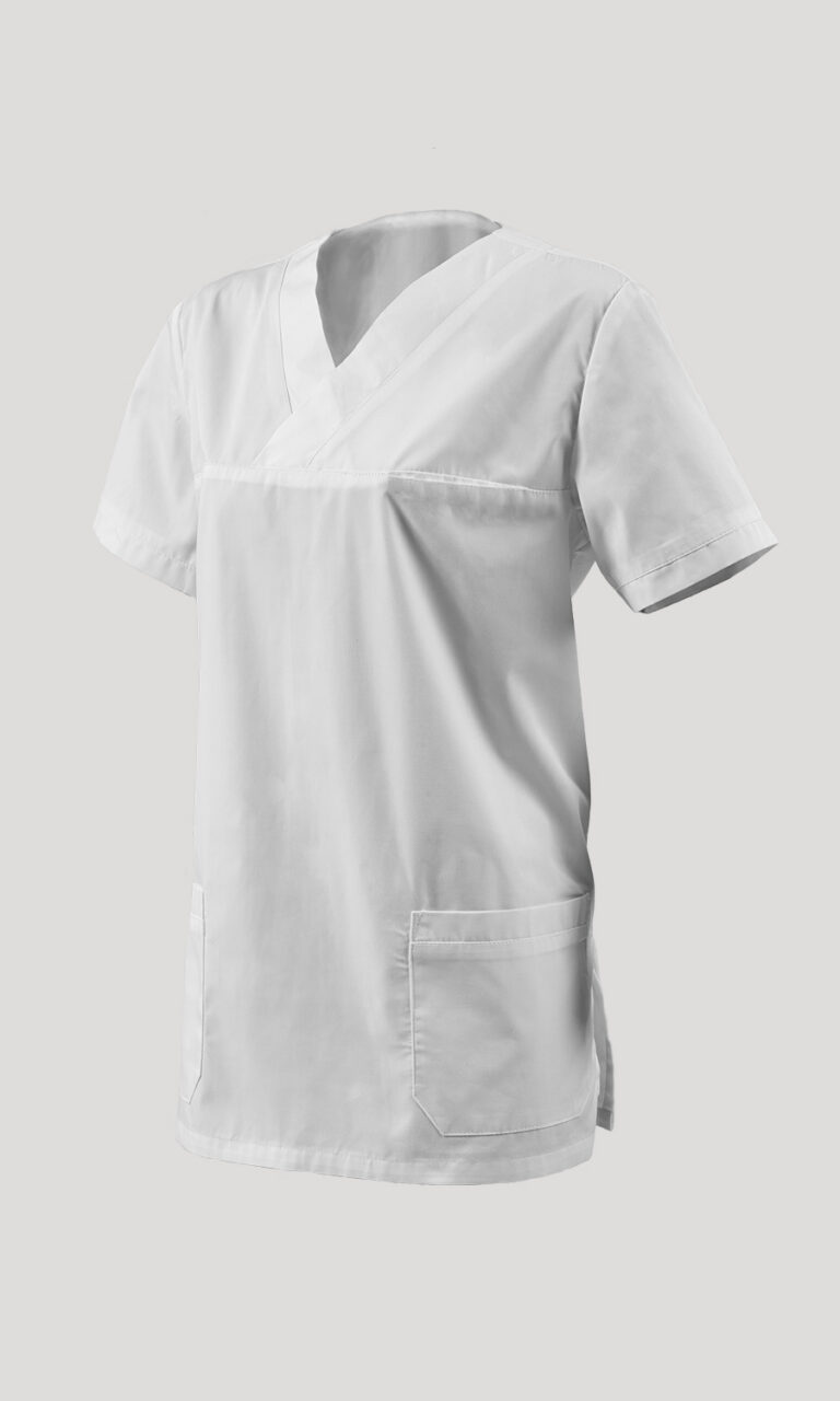 ιατρική μπλούζα σε χρώμα λευκό