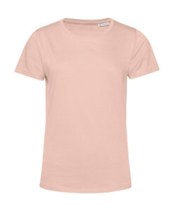 γυναικείο οργανικό κοντομάνικο μπλουζάκι σε χρώμα απαλό ροζ