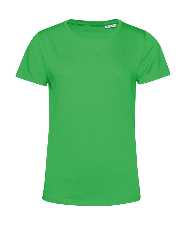 γυναικείο οργανικό κοντομάνικο μπλουζάκι σε χρώμα ανοιχτό πράσινο