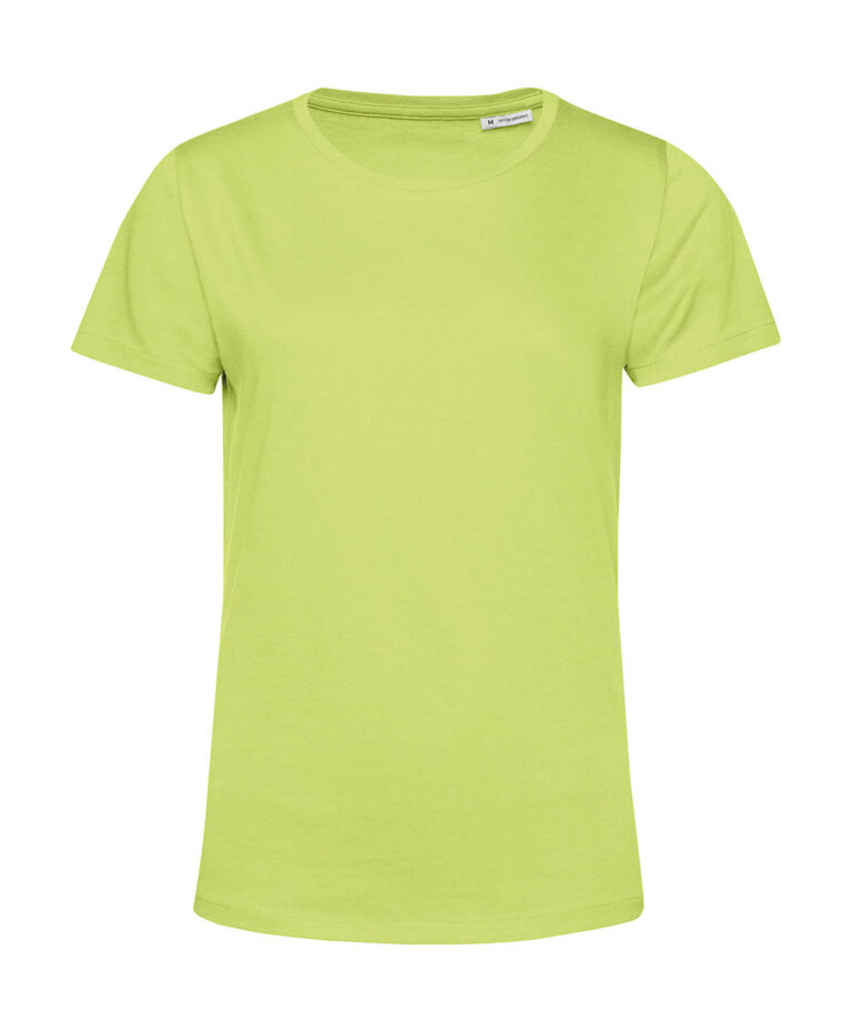 γυναικείο οργανικό κοντομάνικο μπλουζάκι σε χρώμα έντονο κίτρινο