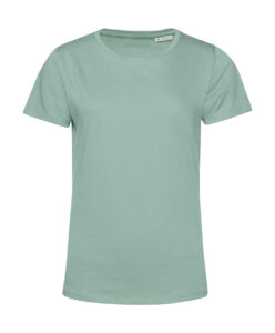 γυναικείο οργανικό κοντομάνικο μπλουζάκι σε χρώμα μπλε ανοιχτό