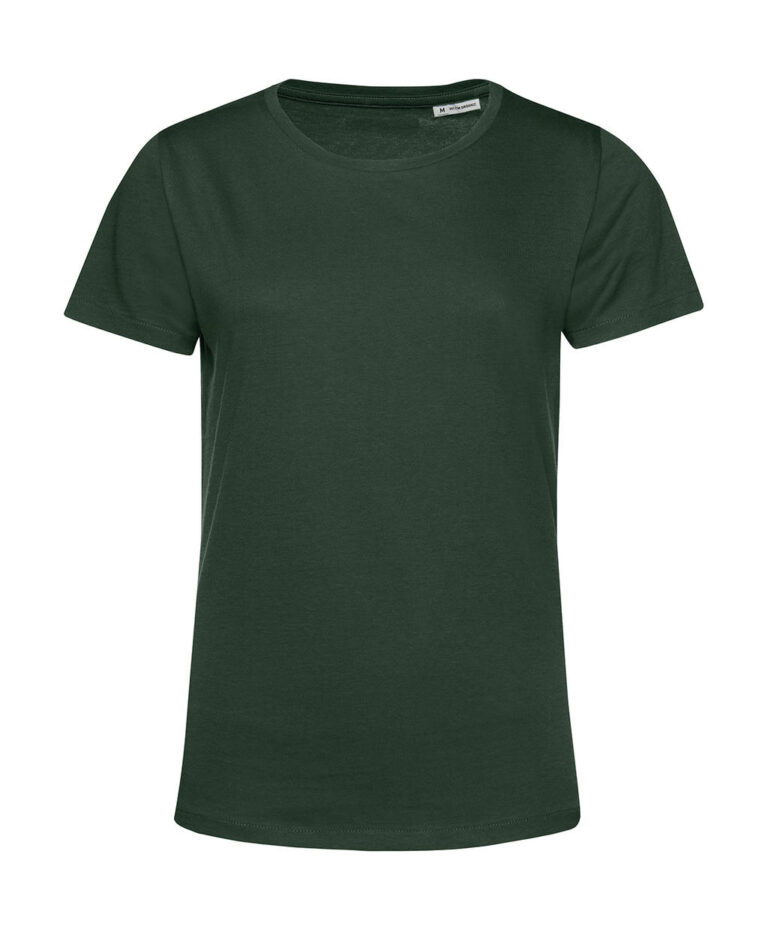 γυναικείο οργανικό κοντομάνικο μπλουζάκι σε χρώμα πράσινο