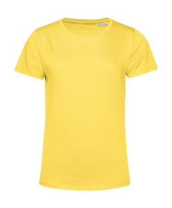 γυναικείο οργανικό κοντομάνικο μπλουζάκι σε χρώμα κίτρινο