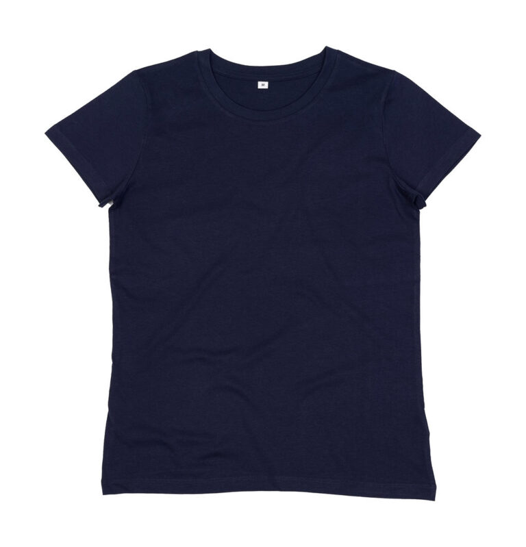 γυναικείο οργανικό κοντομάνικο μπλουζάκι σε χρώμα μπλε σκούρο