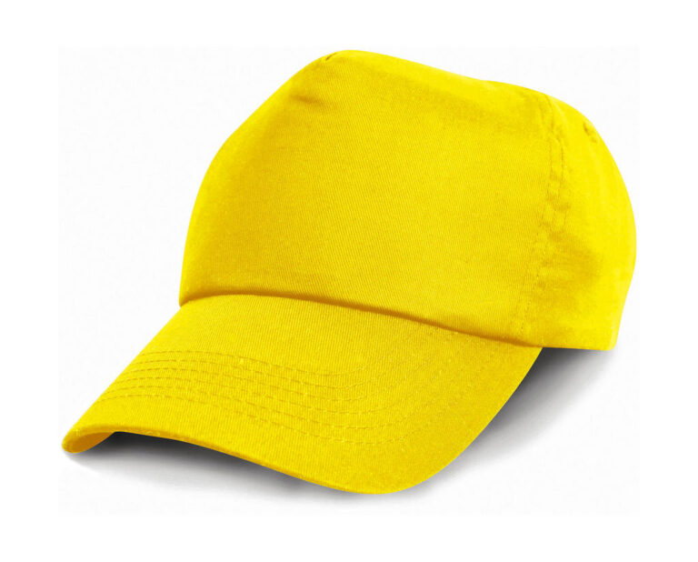 unisex καπέλο ενηλίκων με χαμηλό γείσο σε χρώμα κίτρινο