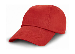 χαμηλό unisex καπέλο τζόκει ενηλίκων σε χρώμα κόκκινο