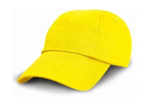 χαμηλό unisex καπέλο τζόκει ενηλίκων σε χρώμα κίτρινο