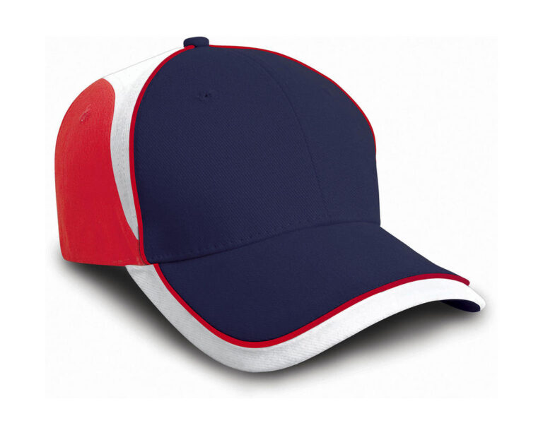 καπέλο unisex τρίχρωμο μπλε λευκό και κόκκινο