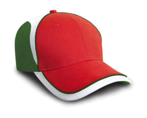 καπέλο unisex τρίχρωμο κόκκινο λευκό και πράσινο
