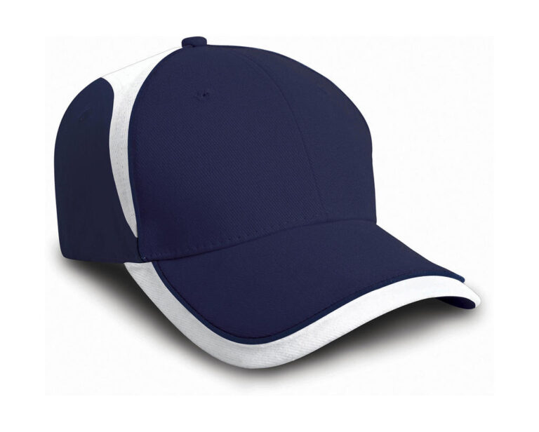 καπέλο unisex σκούρο μπλε με λεπτομέρειες λευκές