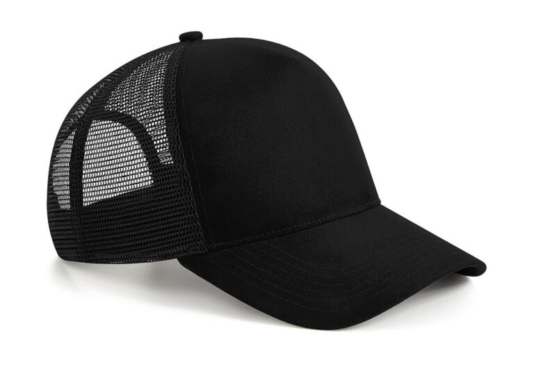 unisex καπέλο με δίχτυ σε χρώμα μαύρο