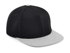unisex καπέλο τζόκει δίχρωμο μαύρο με γκρι